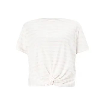 ALLSAINTS T-Shirt Women's PINK/CHALK WHITE