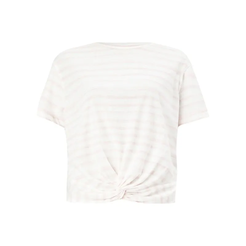 ALLSAINTS T-Shirt Women's PINK/CHALK WHITE-0
