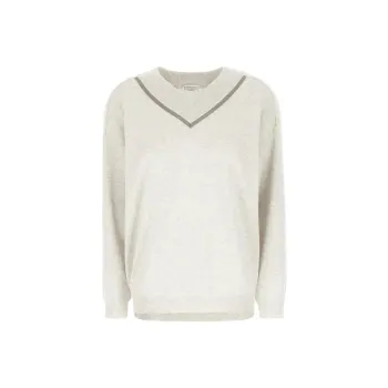 Brunello Cucinelli Bead detailed Cashmere Jumper