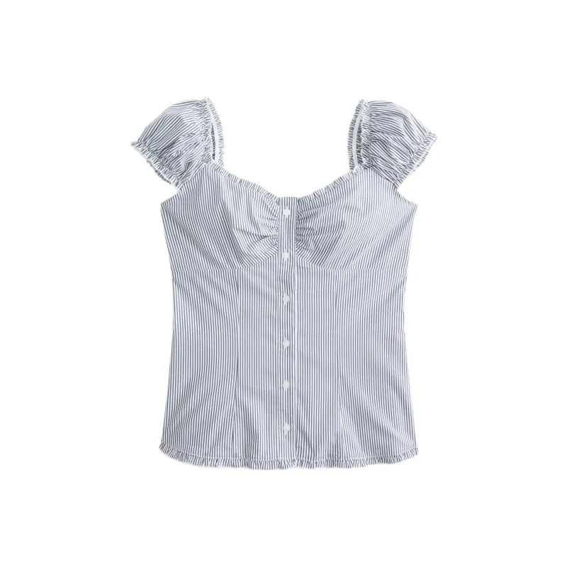 Hollister T Shirts Women's Blue-0
