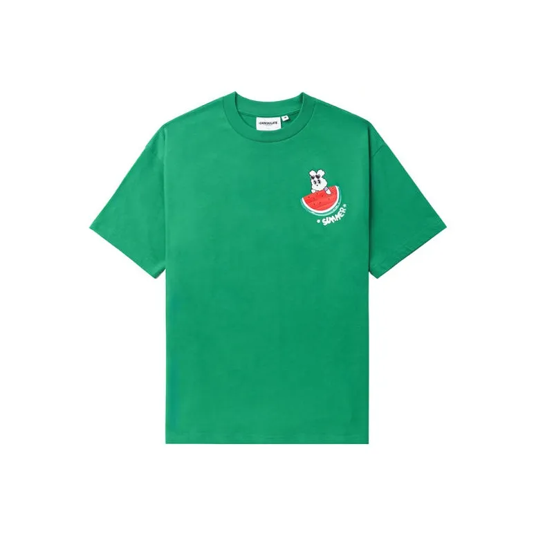  CHOCOOLATE Graphic print Cotton T shirt-10