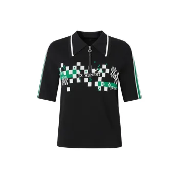 JZ. ANNAKRO T Shirt Women's Floral Black