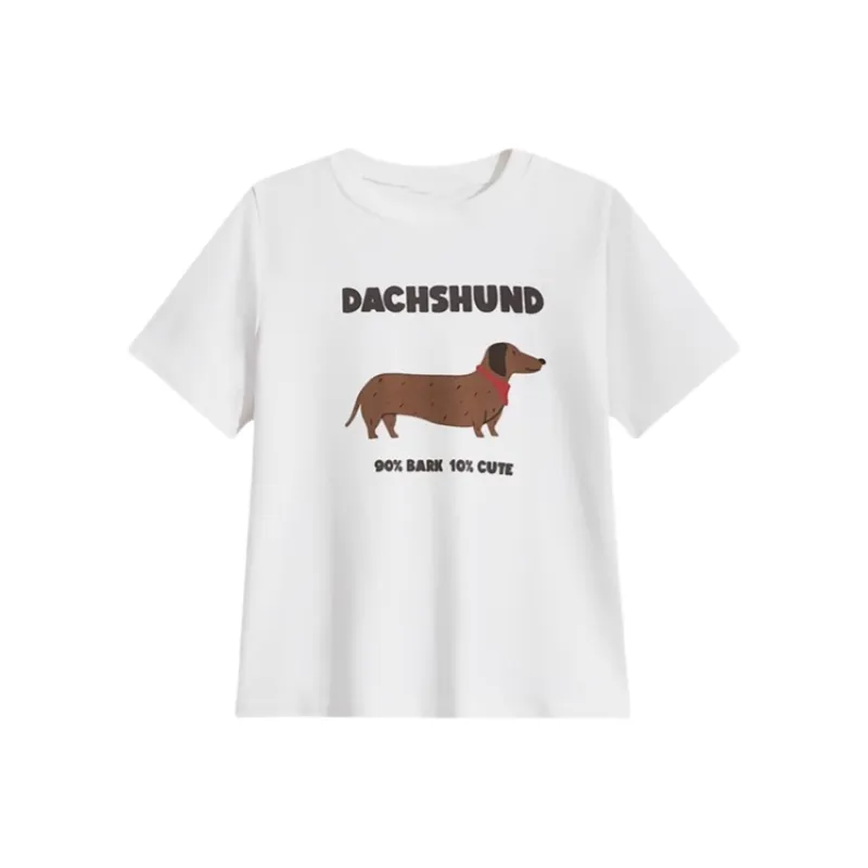 Dear Zhazha T-Shirt Women's White-0