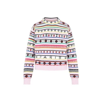 KENZO Intarsia knit Logo Jumper