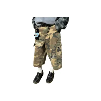 NEVER RULE Cargo Shorts Unisex Camouflage