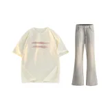 Clothing Sets (Apricot+Bootcut Yellow Mud)