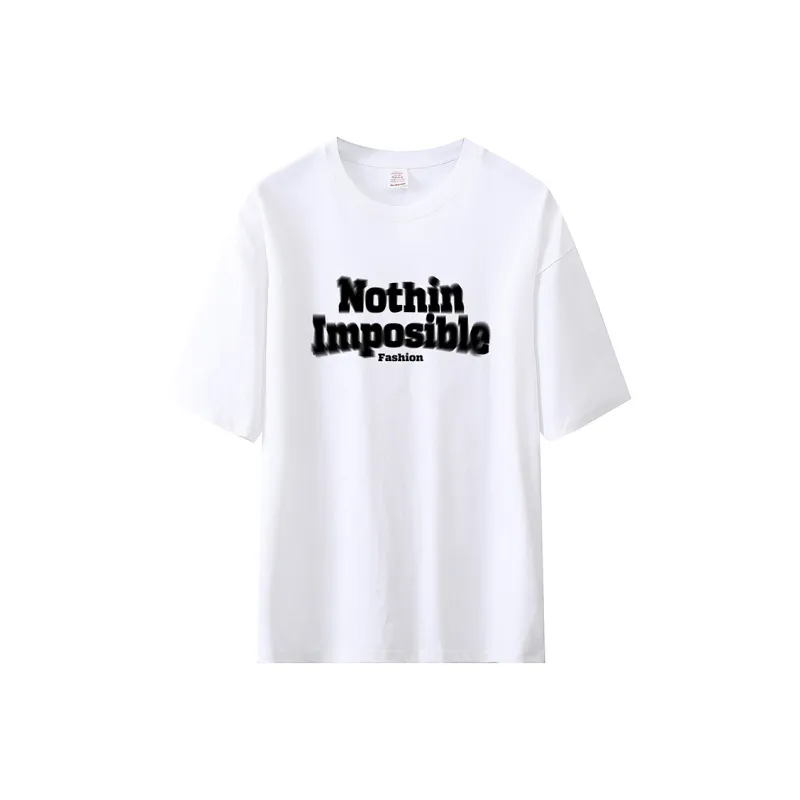 Cotton Gene Drop Shoulder Sleeve T Shirt Unisex-0