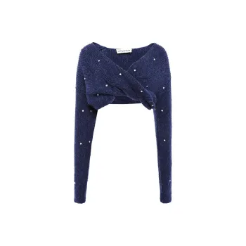 Self portrait Sweater Women's Navy Blue