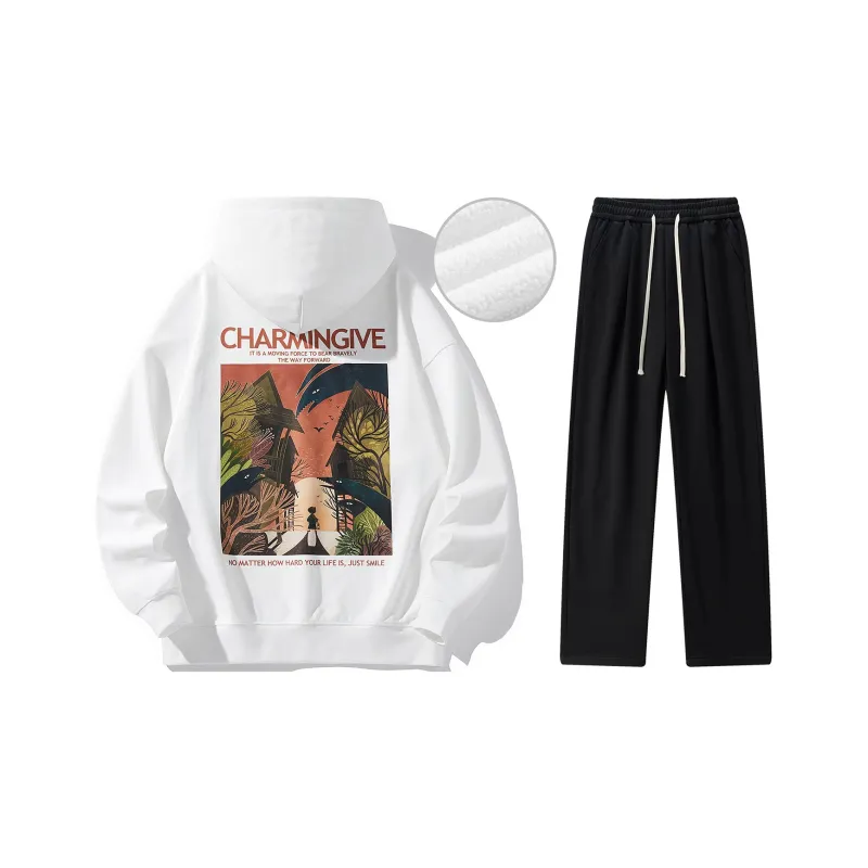 IVEIII Sweatshirt Sets Unisex-19