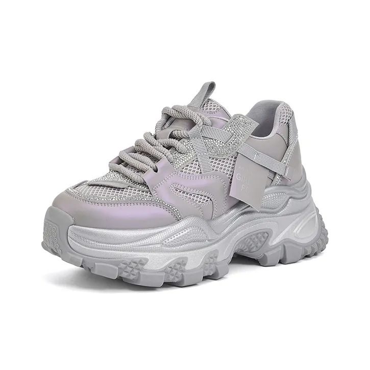 DAPHNE Anti Slip Wear Resistant Low Top Chunky Sneakers Women's-6