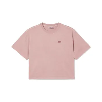 LACOSTE Crop Tops Women's Pink
