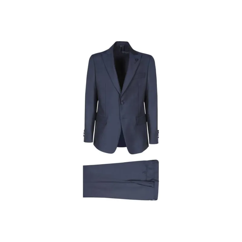 LARDINI Single breasted Wool Blend Suit-0