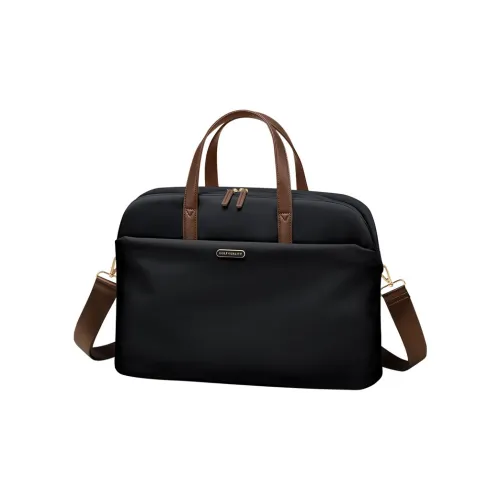 GOLF Fabric Laptop Bag Women's Apricot/Elegant Black