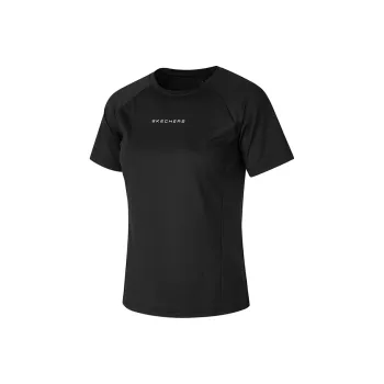 Skechers SS24 T-Shirt Women's Carbon Black