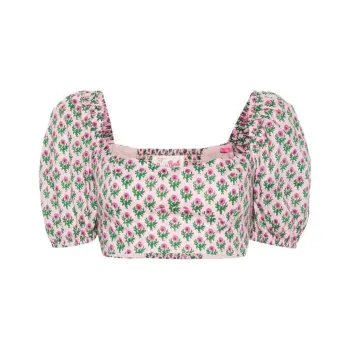 MC2 Saint Barth Delia Cropped Blouse