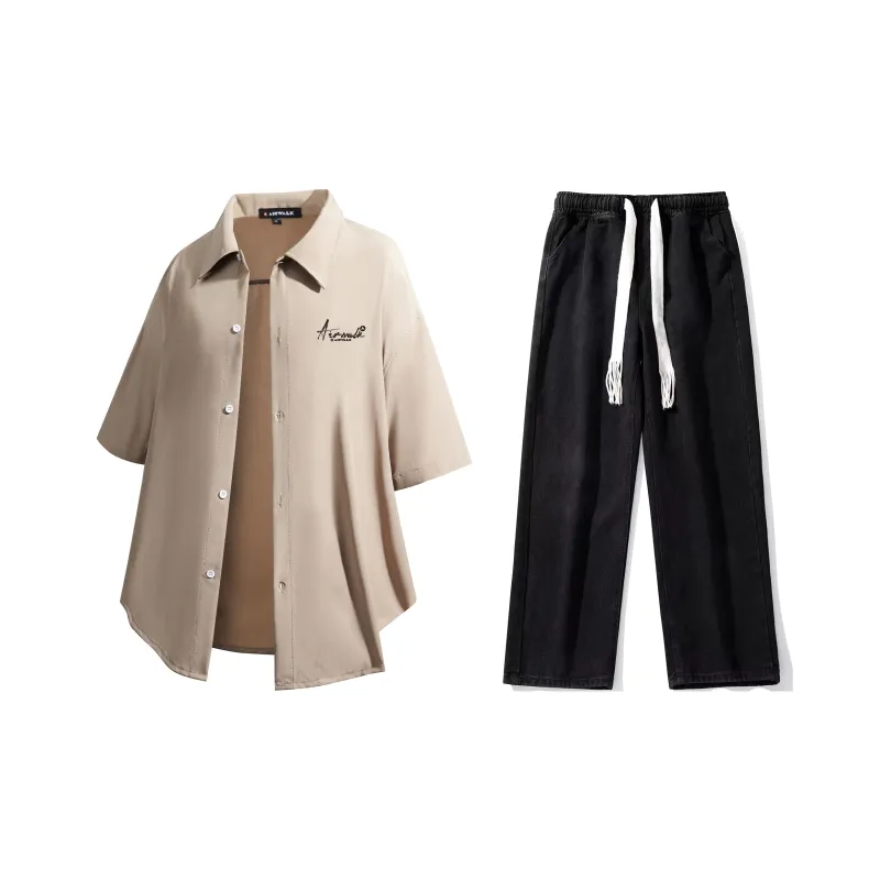 Airwalk Shirt Matching Set Unisex-16