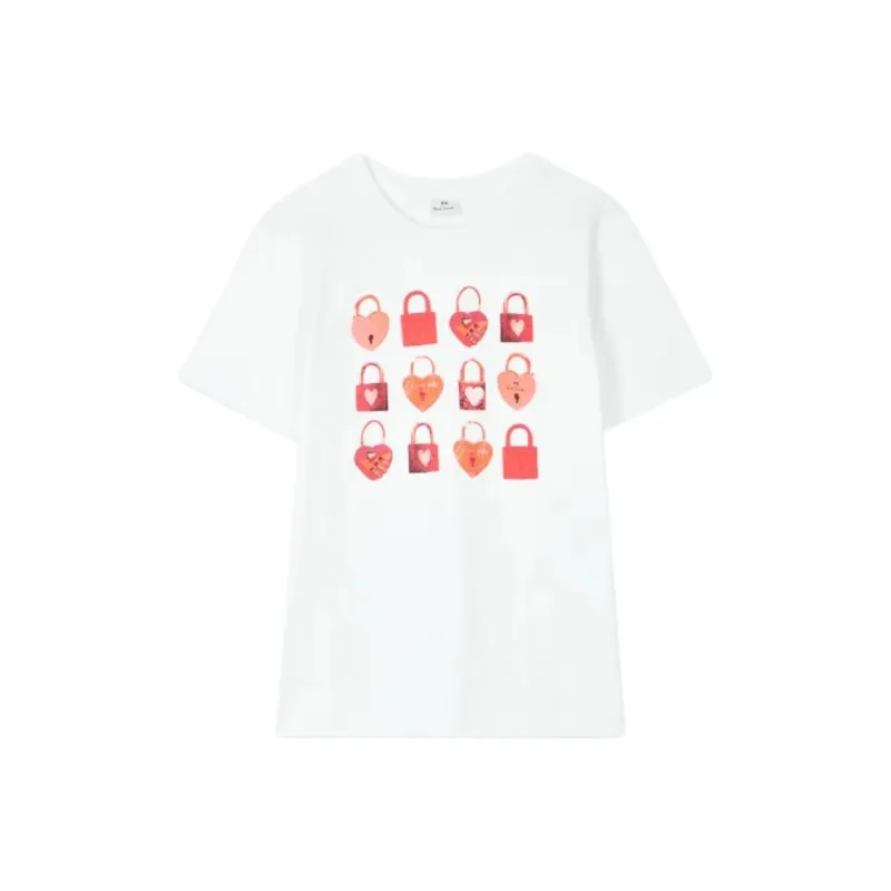 Paul Smith Heart Padlock T shirt-0