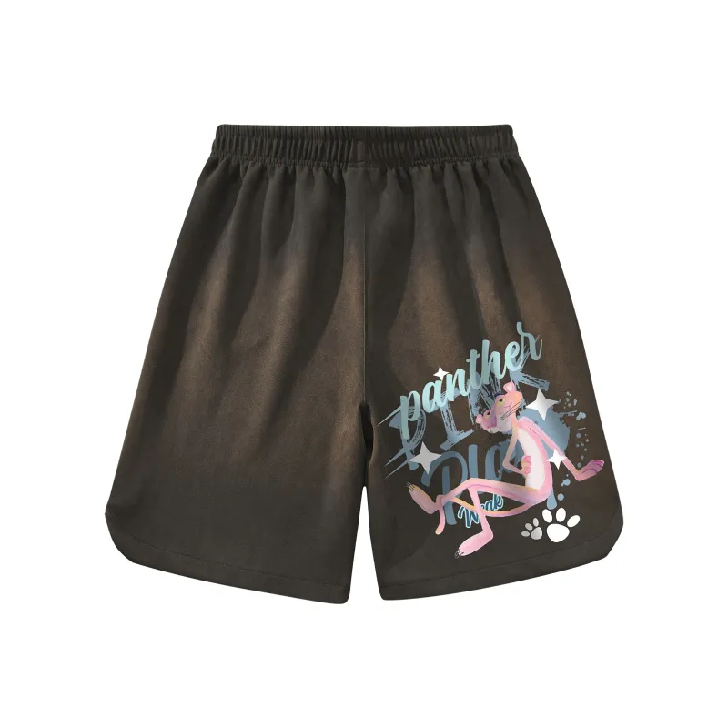 PINK PANTHER Casual Shorts Unisex-4