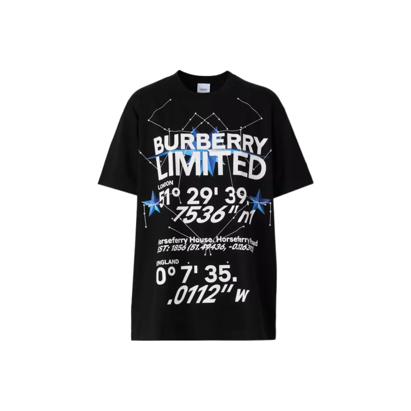 Burberry Carrick Star T shirt Black-0