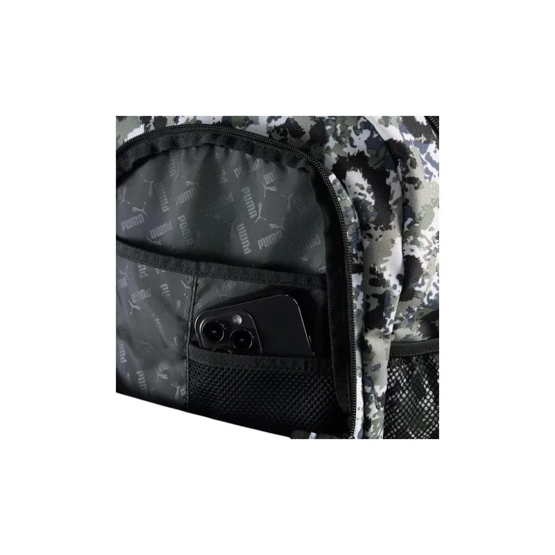 PUMA AOP Polyester Backpack Unisex Camouflage Black-4