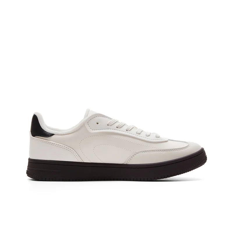 PEAK Coverage, Cushioning, Lightweight Low Top Skateboard Shoes Women's Milk White Gray-1
