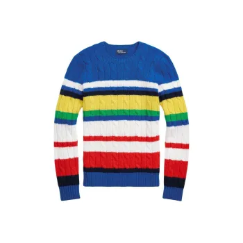 Polo Ralph Lauren Striped Cable knit Jumper