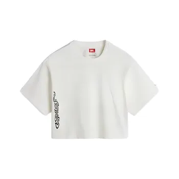 Vans SKATE BLURB T-SHIRT Drop Shoulder Sleeve T-Shirt Women's White