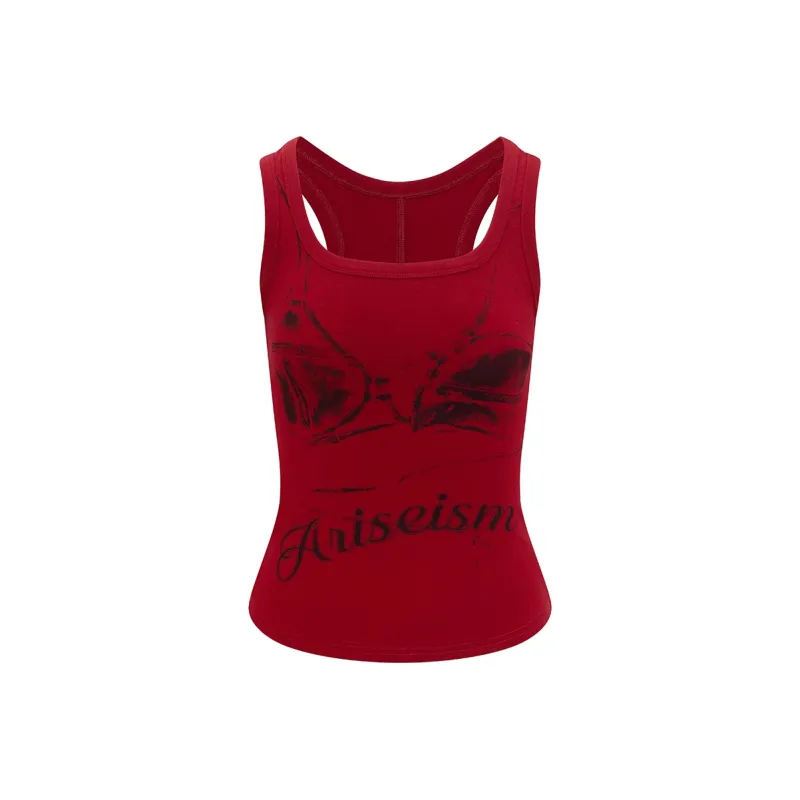 Ariseism Tank Tops Women's Red-0