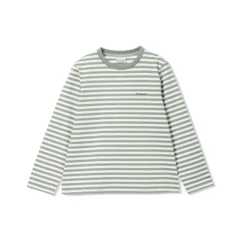Columbia Regular T Shirt Women's White Green Stripes