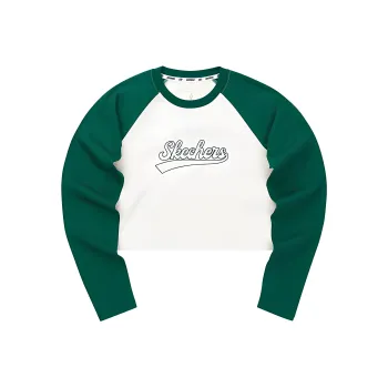 Skechers Raglan Sleeve T Shirt Women's Evergreen