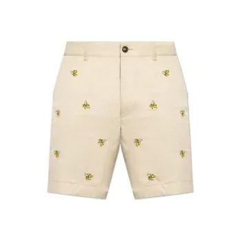 DSQUARED 2 Motif Embroidered Chino Shorts