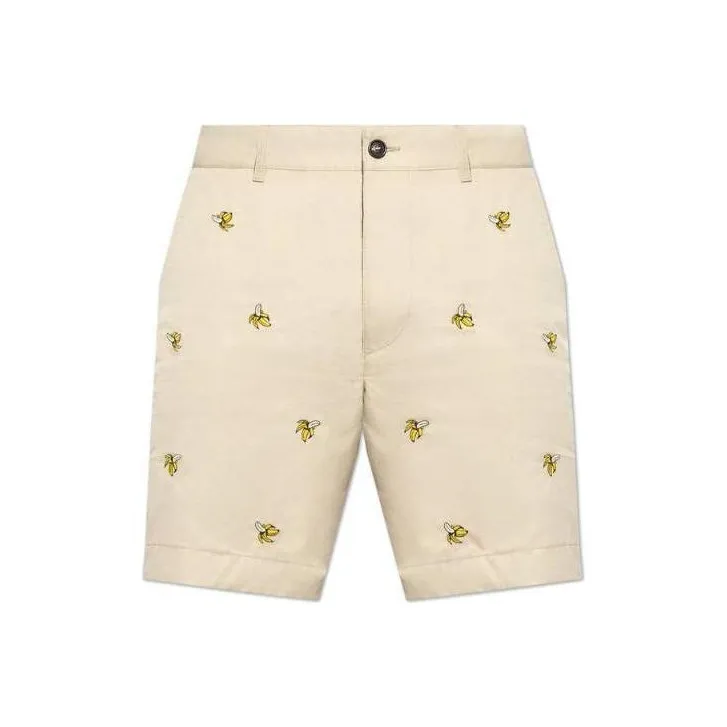 DSQUARED 2 Motif Embroidered Chino Shorts-0