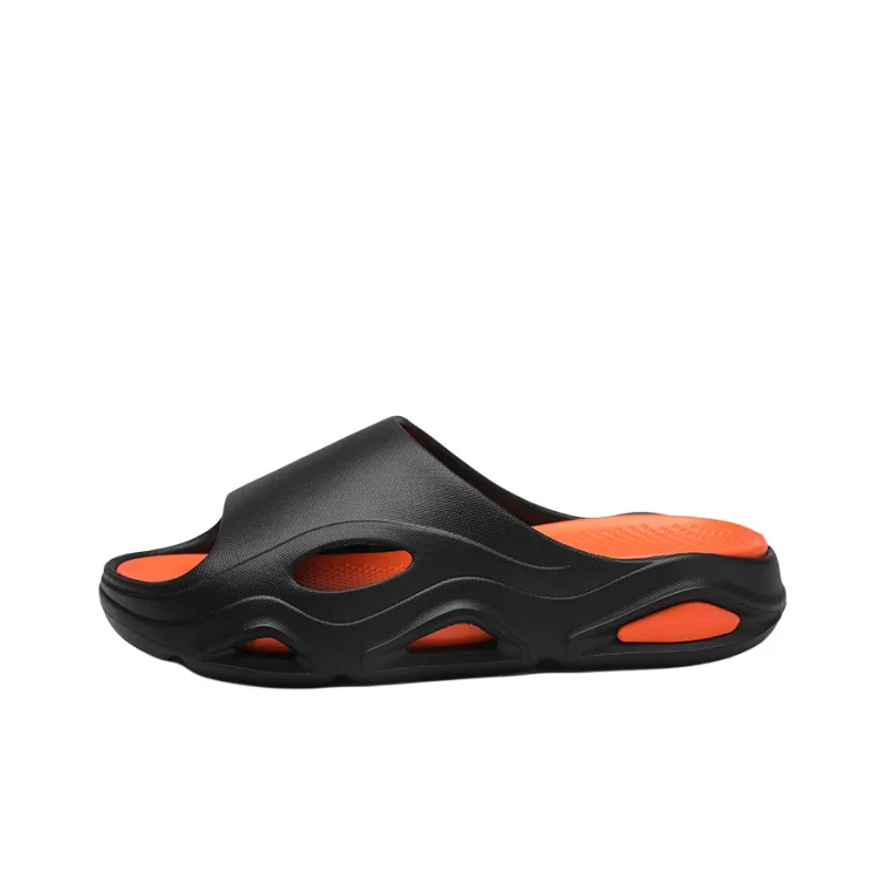 FCMM Slide Slippers Men White Green/Black Orange/Beige Brown-4