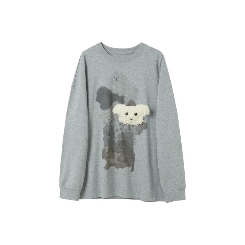 3COLOUR T Shirt Women's Stone Gray-0