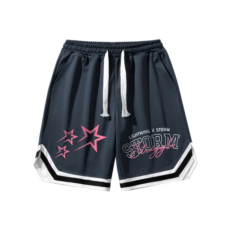 Lightning X Storm Basketball Shorts Unisex-9