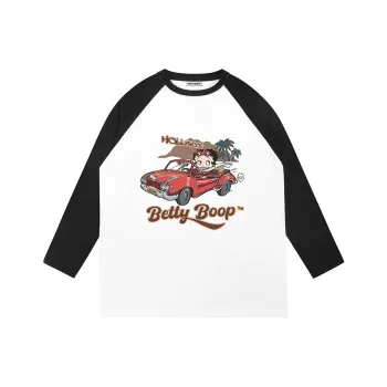 BETTY BOOP T Shirt Women's White/Black