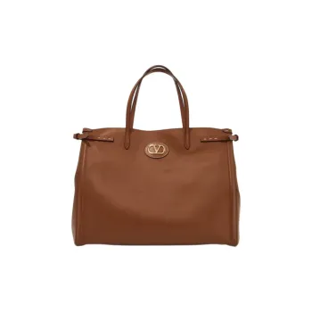 Valentino VLogo Plaque Top Handle Bag