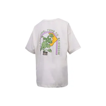 Converse Drop Shoulder Sleeve T Shirt Women's White