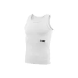 BKC Ribbed Sleeveless Sports Shirt-White