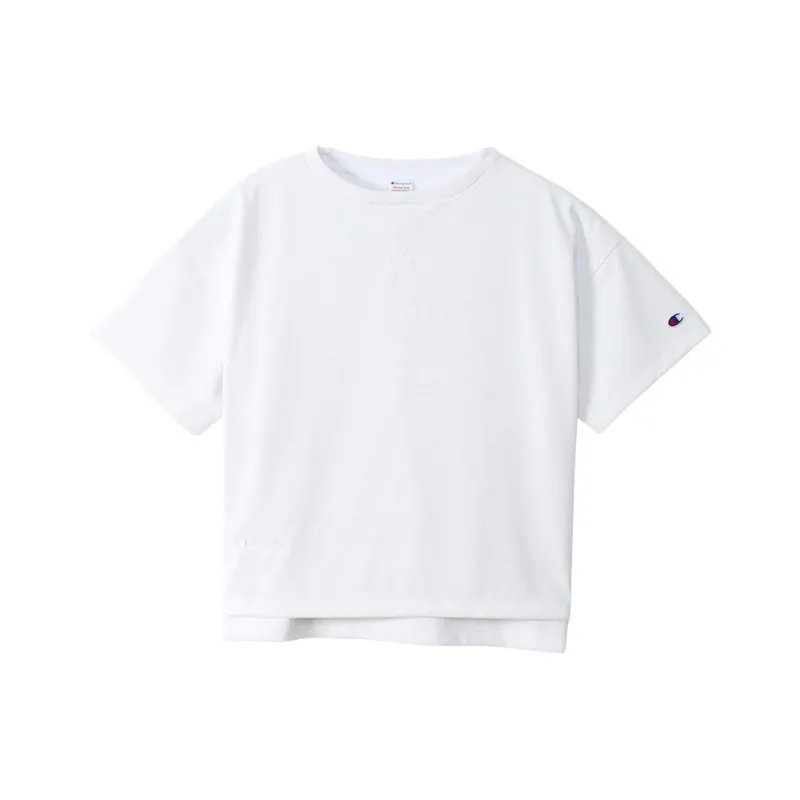 Champion Mock Two-Piece T-Shirt Japan Version Women's-5