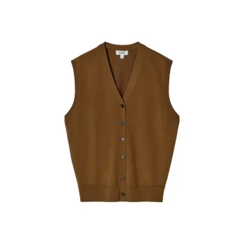 COS Tank Tops Women's Brown