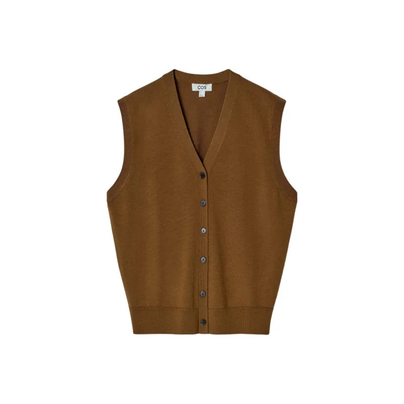 COS Tank Tops Women's Brown-0
