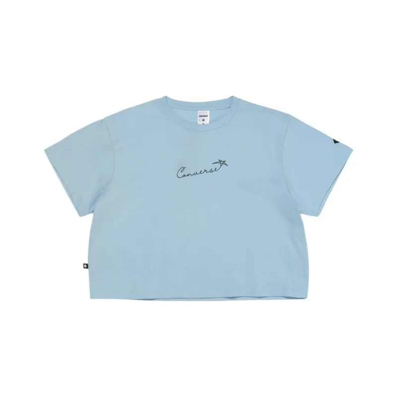 Converse T Shirt Women's Light Blue-0
