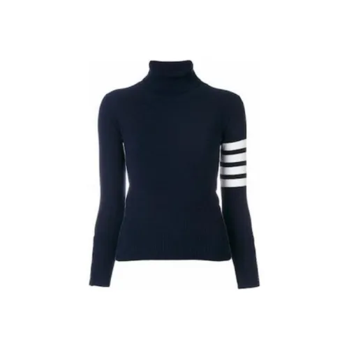 THOM BROWNE Contrast Stripe Roll Neck Jumper