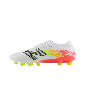New Balance FURON ELITE V8 HG Rubber Short Studs Soccer Shoes Unisex White
