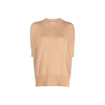 JIL SANDER Knitted Cashmere Top