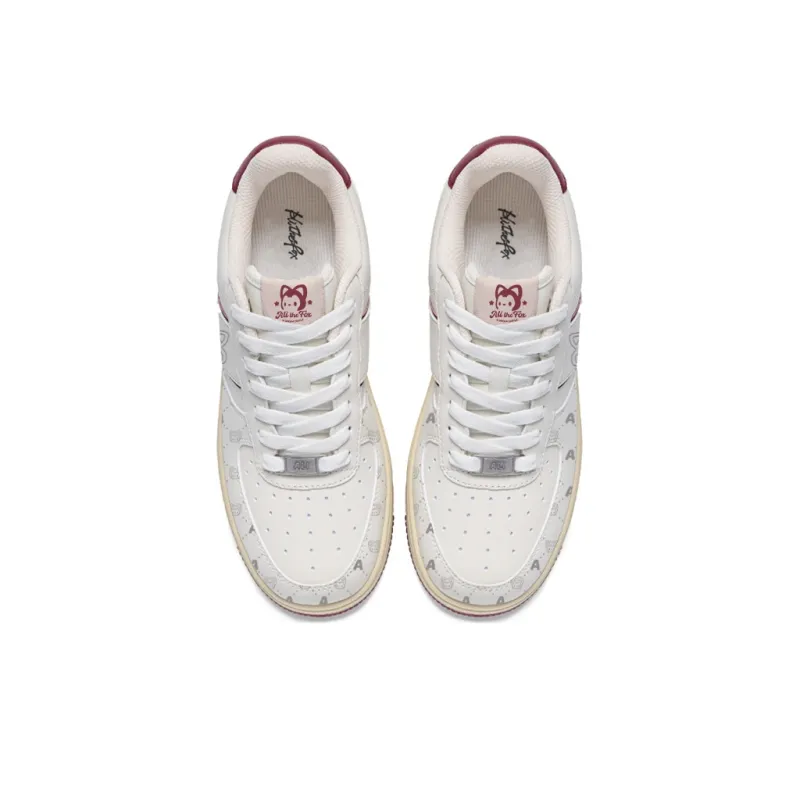 ALI THE FOX Skateboard Shoes Unisex Low Top Milk Tea Powder/Iceberg Blue-23
