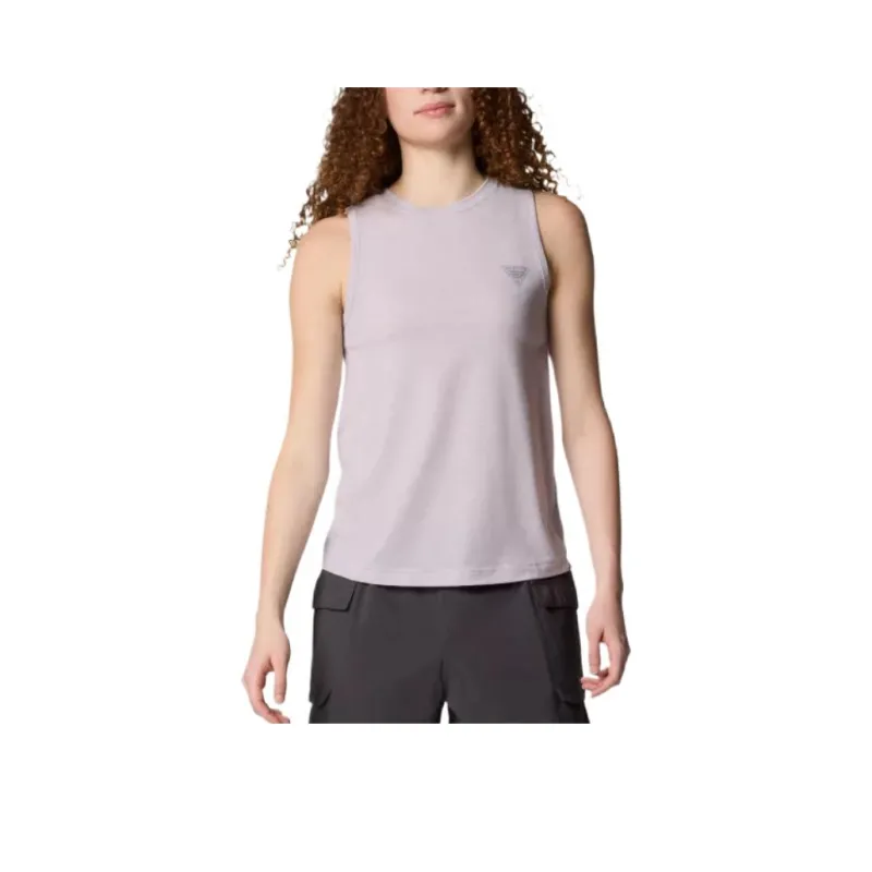 Columbia PFG Uncharted Fishing Collection Tank Tops Women's Lavender Pearl Heather-0