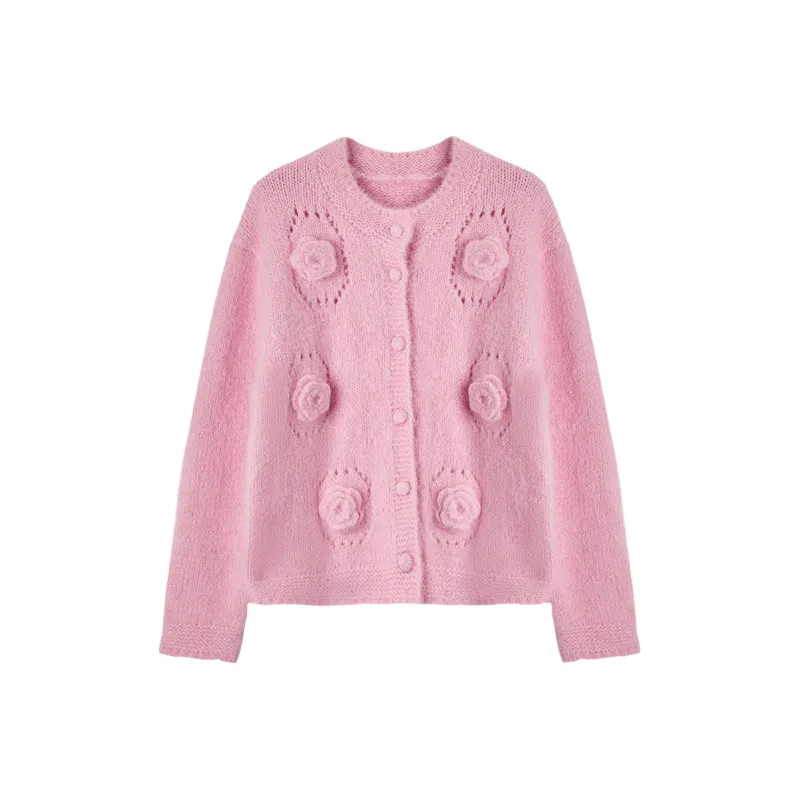 XIANGYING Sweaters Women's Pink-0