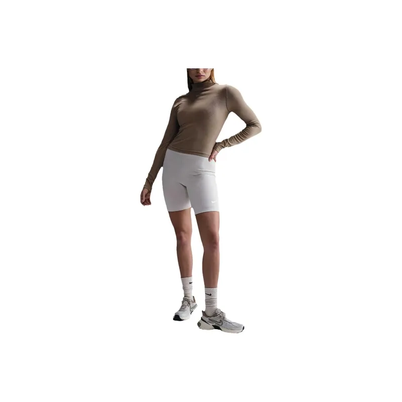 Nike Sportswear Essential Women's Ribbed Mock Neck Long Sleeve Top-0